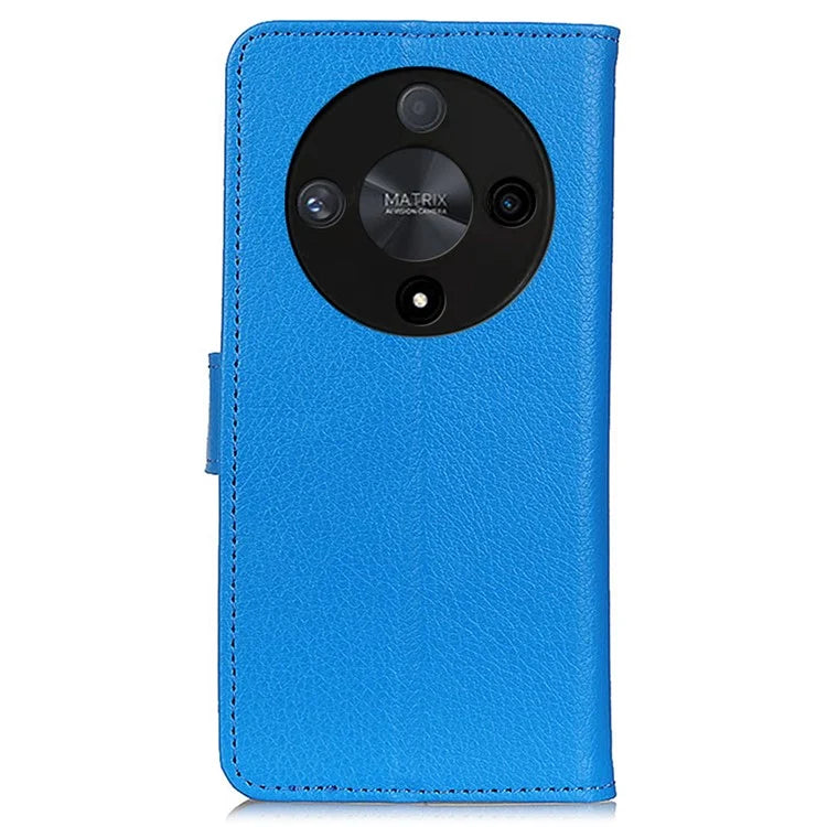For Honor X9b 5G / Magic6 Lite 5G Case Litchi Texture Stand Leather Phone Cover