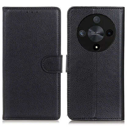 For Honor X9b 5G / Magic6 Lite 5G Case Litchi Texture Stand Leather Phone Cover