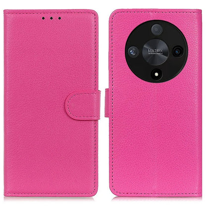 For Honor X9b 5G / Magic6 Lite 5G Case Litchi Texture Stand Leather Phone Cover