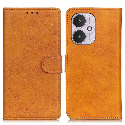 For Xiaomi Redmi 13C 4G / 5G / Poco C65 4G Case Wallet Cowhide Texture Phone Stand Cover