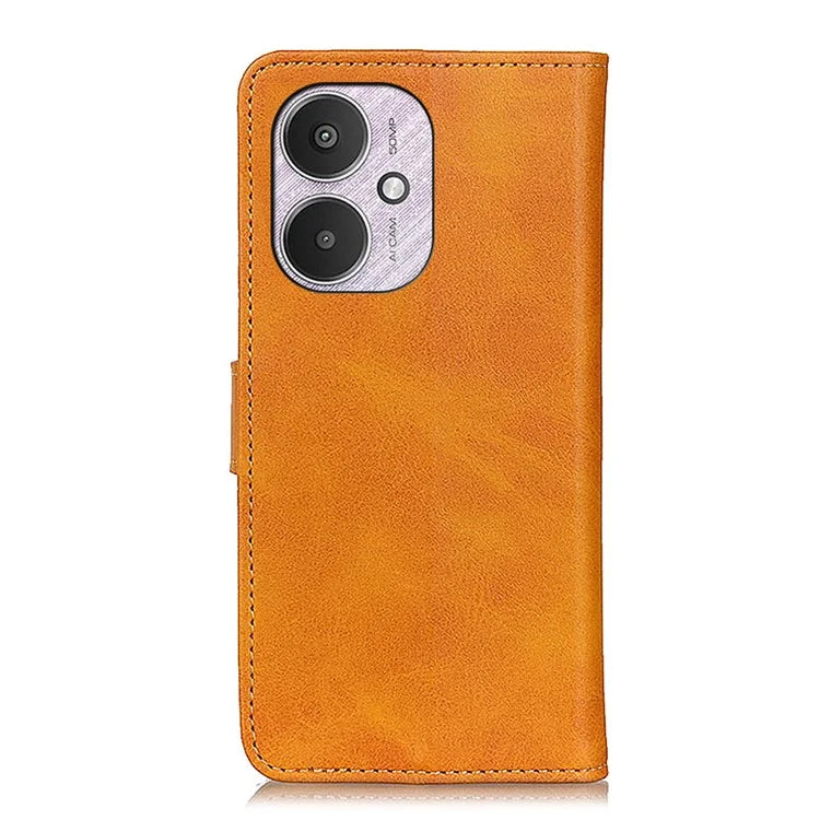 For Xiaomi Redmi 13C 4G / 5G / Poco C65 4G Case Wallet Cowhide Texture Phone Stand Cover