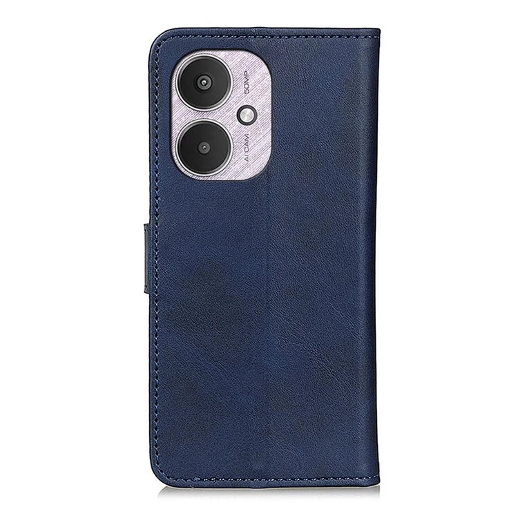 For Xiaomi Redmi 13C 4G / 5G / Poco C65 4G Case Wallet Cowhide Texture Phone Stand Cover