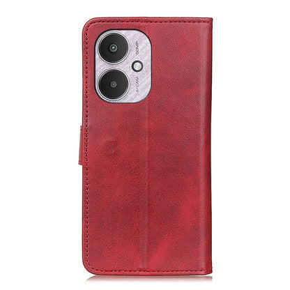 For Xiaomi Redmi 13C 4G / 5G / Poco C65 4G Case Wallet Cowhide Texture Phone Stand Cover