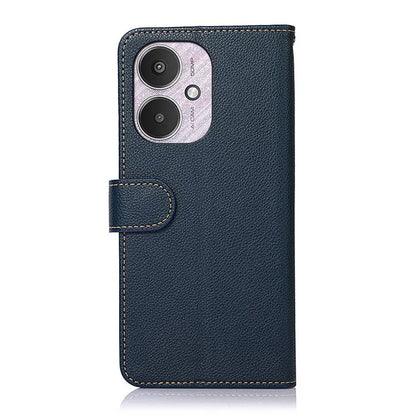 KHAZNEH For Xiaomi Redmi 13C 4G / 5G / Poco C65 4G Case RFID Blocking Phone Leather Cover