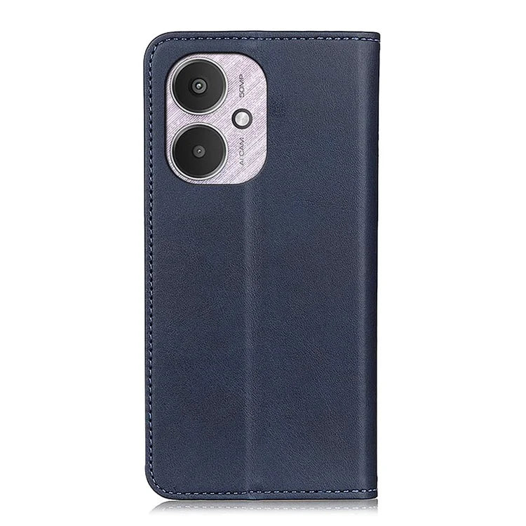 For Xiaomi Redmi 13C 4G / 5G / Poco C65 4G Case Split Leather Magnetic Auto-absorbed Phone Cover