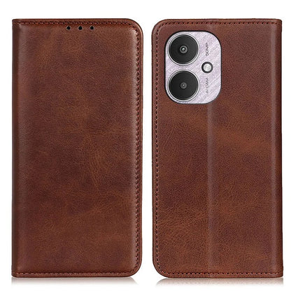 For Xiaomi Redmi 13C 4G / 5G / Poco C65 4G Case Split Leather Magnetic Auto-absorbed Phone Cover