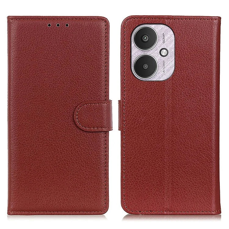 For Xiaomi Redmi 13C 4G / 5G / Poco C65 4G Case Drop-proof Leather Phone Wallet Cover