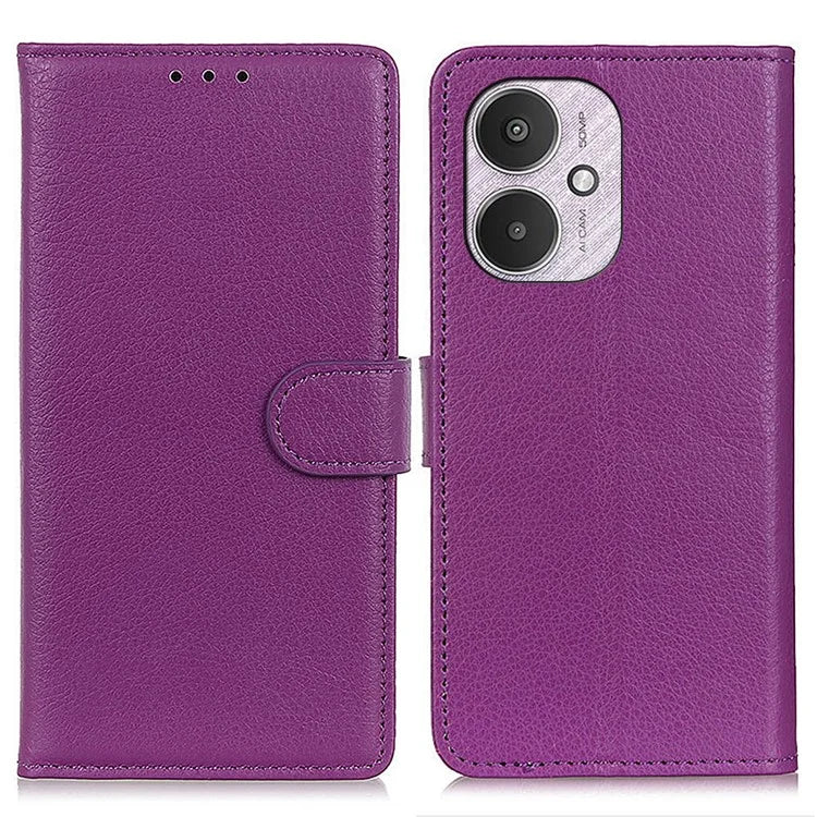 For Xiaomi Redmi 13C 4G / 5G / Poco C65 4G Case Drop-proof Leather Phone Wallet Cover
