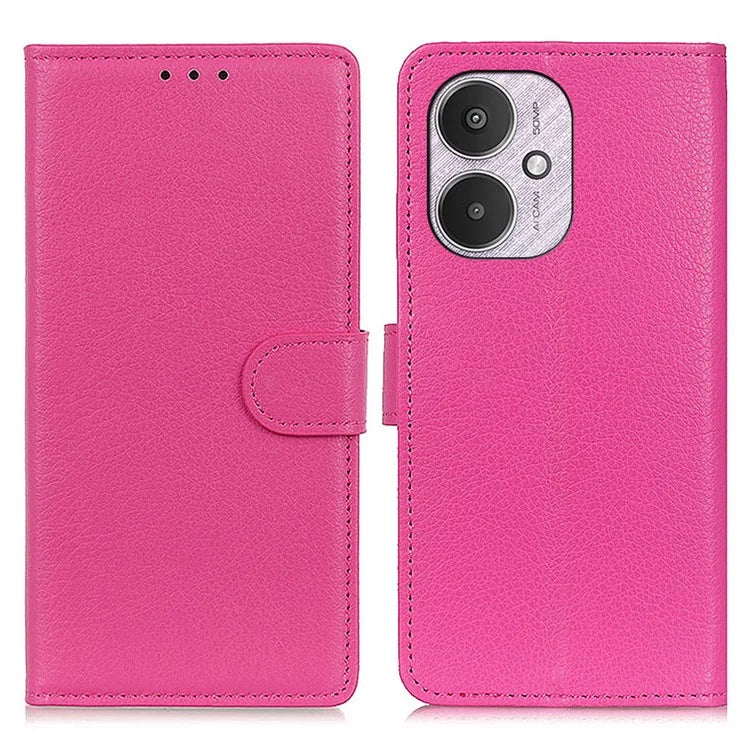 For Xiaomi Redmi 13C 4G / 5G / Poco C65 4G Case Drop-proof Leather Phone Wallet Cover