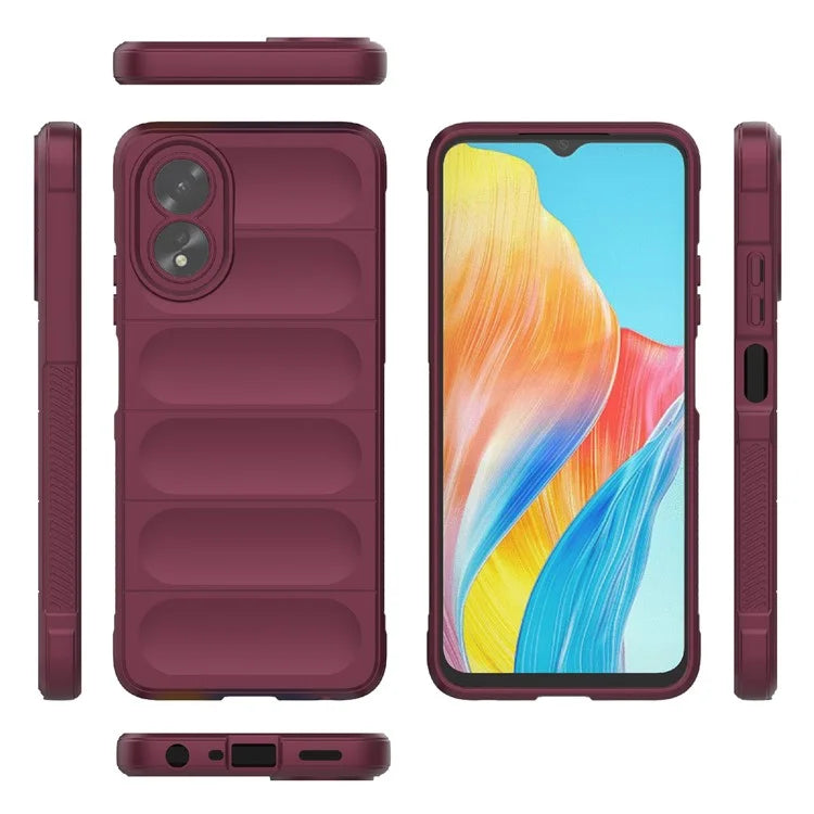 For Oppo A38 4G Case Drop-proof Rugged Phone TPU Cover