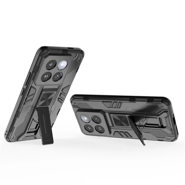 For Xiaomi 14 Pro Case Anti-scratch PC+TPU Kickstand Phone Back Cover