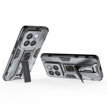 For Xiaomi 14 Pro Case Anti-scratch PC+TPU Kickstand Phone Back Cover