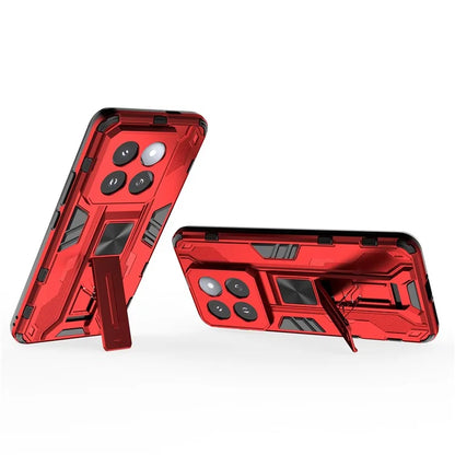 For Xiaomi 14 Pro Case Anti-scratch PC+TPU Kickstand Phone Back Cover