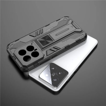 For Xiaomi 14 Case PC+TPU Anti-drop Phone Cover with Foldable Kickstand