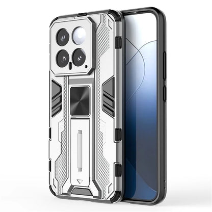 For Xiaomi 14 Case PC+TPU Anti-drop Phone Cover with Foldable Kickstand