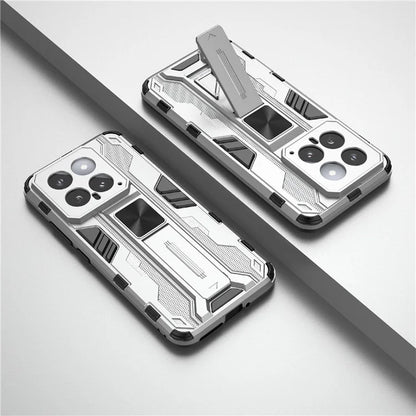 For Xiaomi 14 Case PC+TPU Anti-drop Phone Cover with Foldable Kickstand