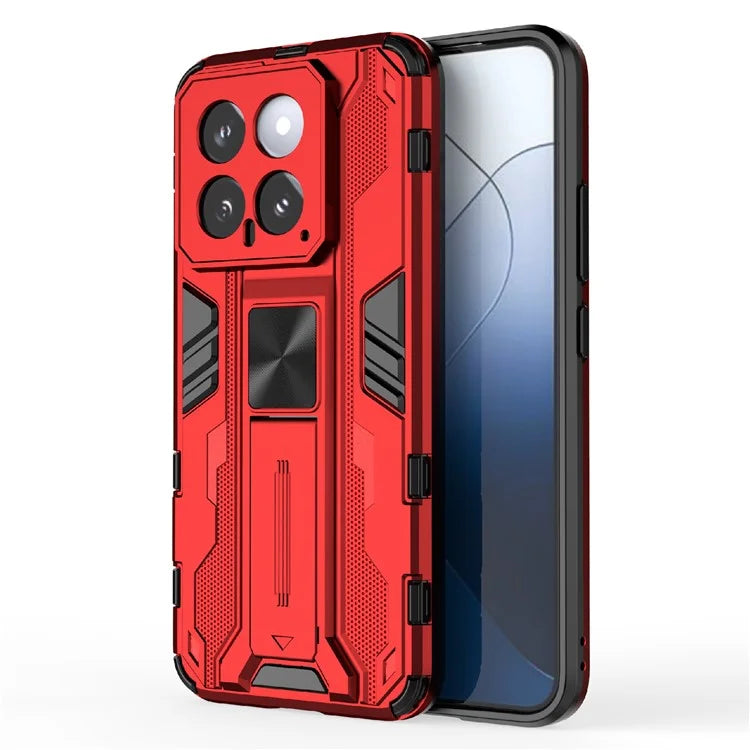 For Xiaomi 14 Case PC+TPU Anti-drop Phone Cover with Foldable Kickstand