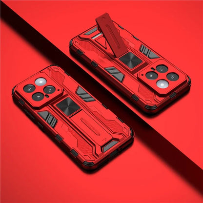 For Xiaomi 14 Case PC+TPU Anti-drop Phone Cover with Foldable Kickstand
