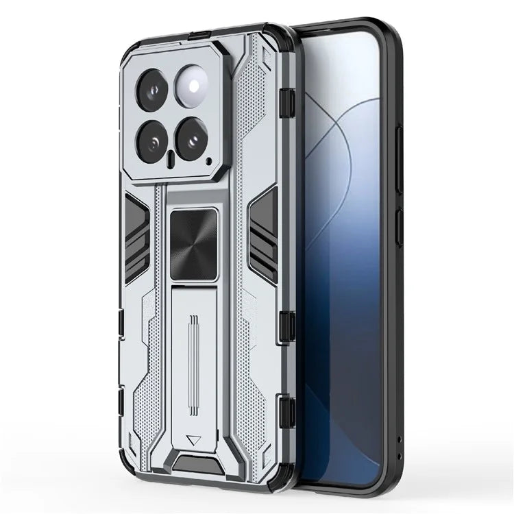 For Xiaomi 14 Case PC+TPU Anti-drop Phone Cover with Foldable Kickstand