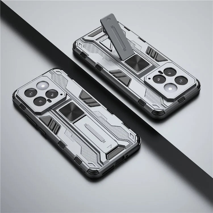 For Xiaomi 14 Case PC+TPU Anti-drop Phone Cover with Foldable Kickstand
