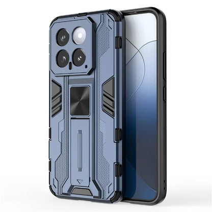 For Xiaomi 14 Case PC+TPU Anti-drop Phone Cover with Foldable Kickstand