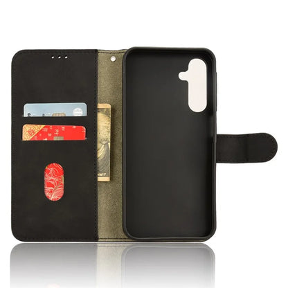 For Samsung Galaxy A25 5G (Global) (161.0 x 76.5 x 8.3mm)  Skin-touch Case Scratch-resistant Leather Wallet Phone Cover