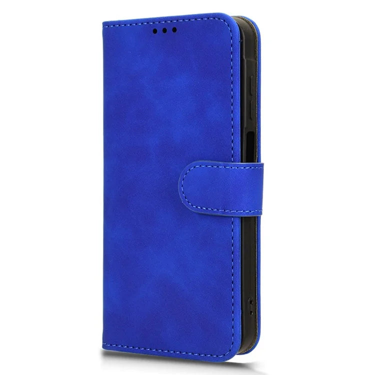 For Samsung Galaxy A25 5G (Global) (161.0 x 76.5 x 8.3mm)  Skin-touch Case Scratch-resistant Leather Wallet Phone Cover