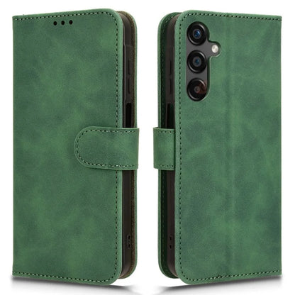 For Samsung Galaxy A25 5G (Global) (161.0 x 76.5 x 8.3mm)  Skin-touch Case Scratch-resistant Leather Wallet Phone Cover