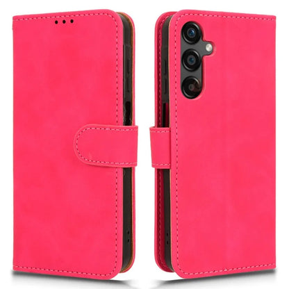 For Samsung Galaxy A25 5G (Global) (161.0 x 76.5 x 8.3mm)  Skin-touch Case Scratch-resistant Leather Wallet Phone Cover