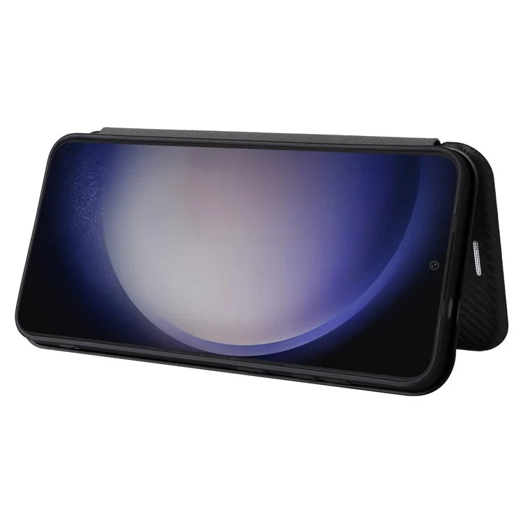 For Samsung Galaxy S24 Case Anti-scratch Phone Leather Cover with Card Holder