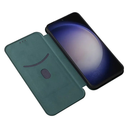 For Samsung Galaxy S24 Case Anti-scratch Phone Leather Cover with Card Holder