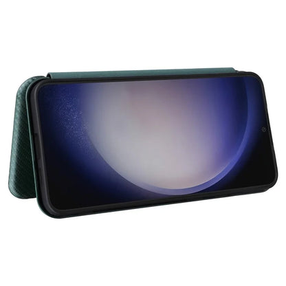 For Samsung Galaxy S24 Case Anti-scratch Phone Leather Cover with Card Holder