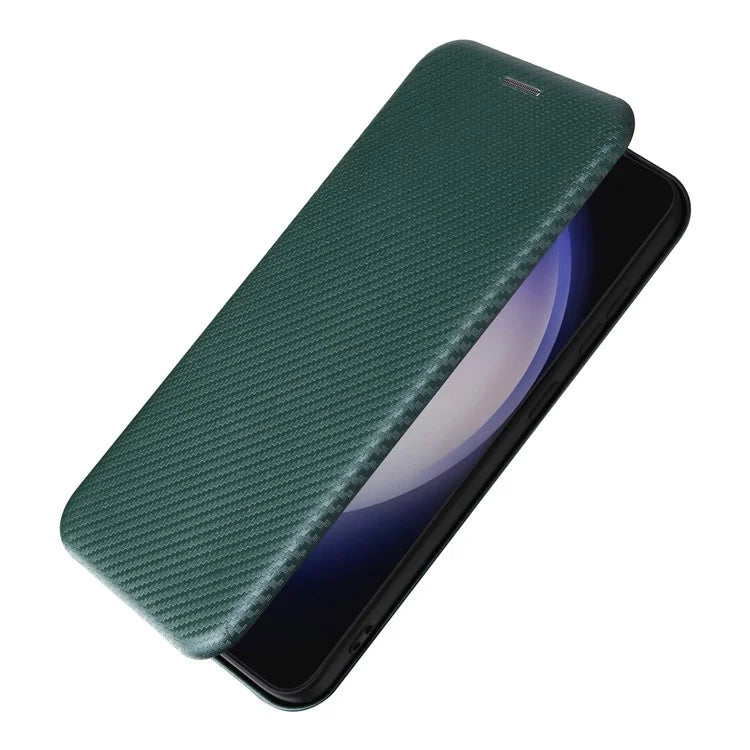 For Samsung Galaxy S24 Case Anti-scratch Phone Leather Cover with Card Holder