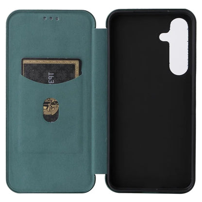 For Samsung Galaxy S24 Case Anti-scratch Phone Leather Cover with Card Holder