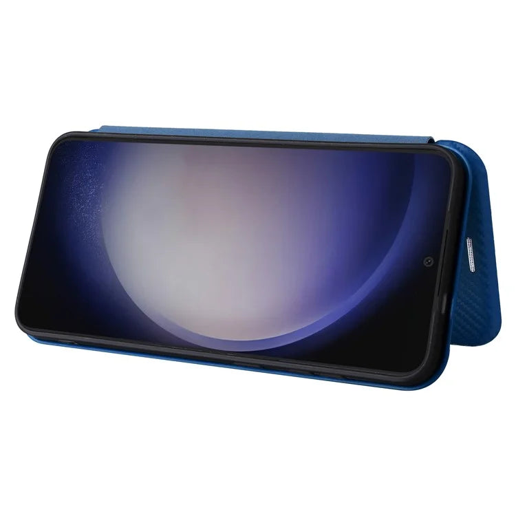 For Samsung Galaxy S24 Case Anti-scratch Phone Leather Cover with Card Holder