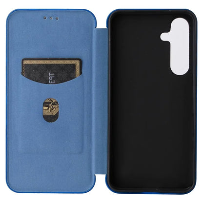 For Samsung Galaxy S24 Case Anti-scratch Phone Leather Cover with Card Holder