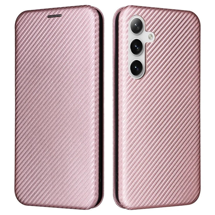 For Samsung Galaxy S24 Case Anti-scratch Phone Leather Cover with Card Holder