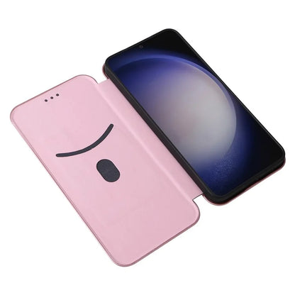 For Samsung Galaxy S24 Case Anti-scratch Phone Leather Cover with Card Holder