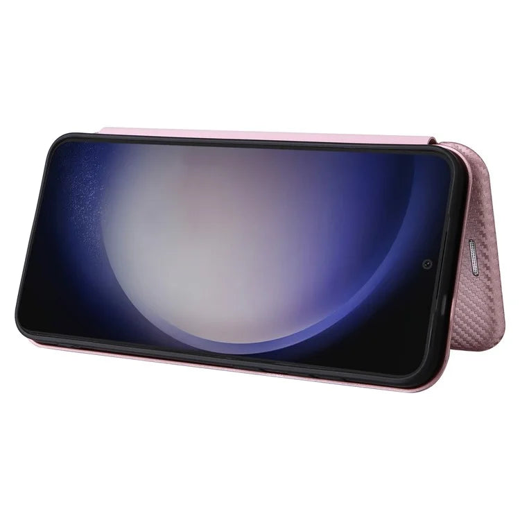 For Samsung Galaxy S24 Case Anti-scratch Phone Leather Cover with Card Holder