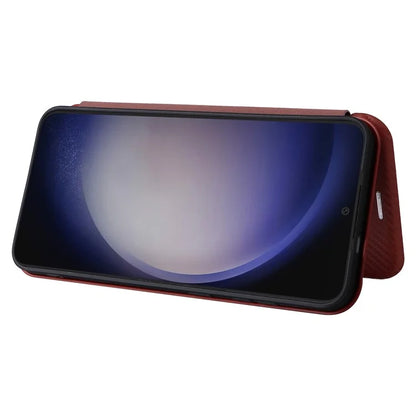 For Samsung Galaxy S24 Case Anti-scratch Phone Leather Cover with Card Holder