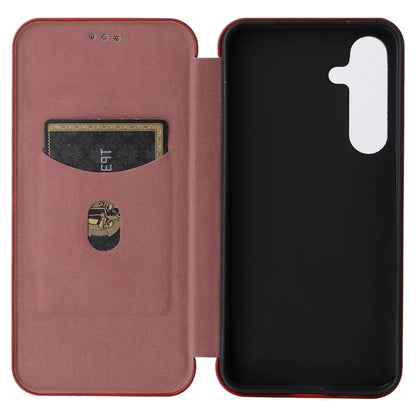 For Samsung Galaxy S24 Case Anti-scratch Phone Leather Cover with Card Holder