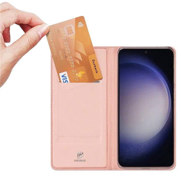 DUX DUCIS Skin Pro Series For Samsung Galaxy S24 Case Card Holders PU Leather Phone Cover