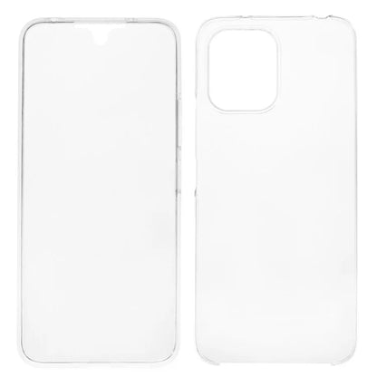 For Xiaomi Redmi 12 4G Clear Case TPU + Acrylic Cover with PET Screen Protector