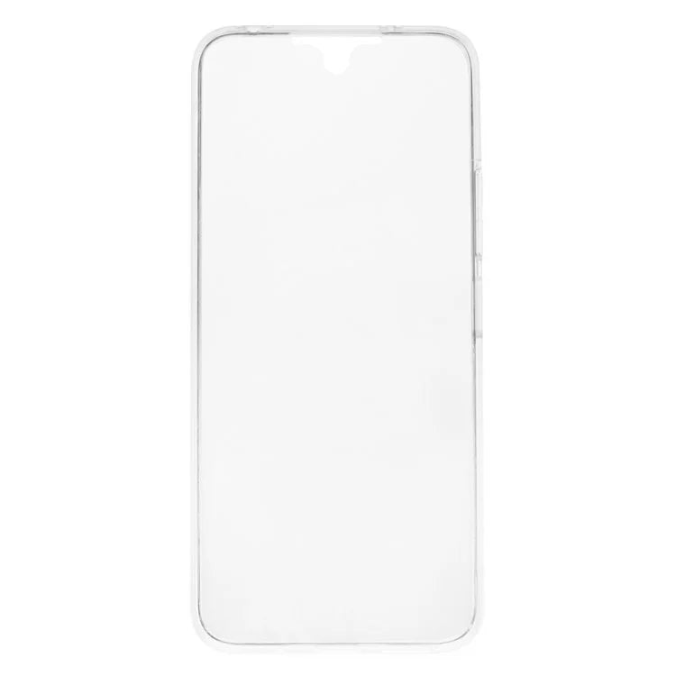 For Xiaomi Redmi 12 4G Clear Case TPU + Acrylic Cover with PET Screen Protector