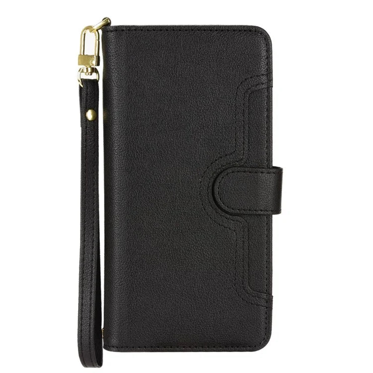For Google Pixel 8 Pro Case Zipper Pocket Leather Stand Phone Cover