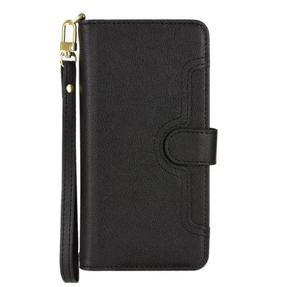 For Google Pixel 8 Pro Case Zipper Pocket Leather Stand Phone Cover