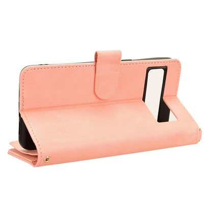 For Google Pixel 8 Pro Case Zipper Pocket Leather Stand Phone Cover