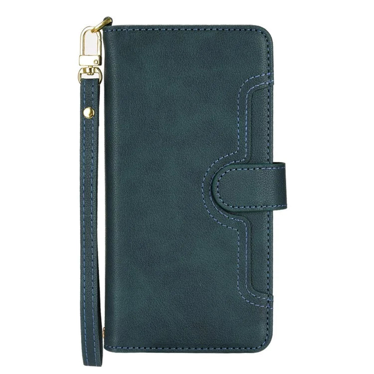 For Google Pixel 8 Pro Case Zipper Pocket Leather Stand Phone Cover