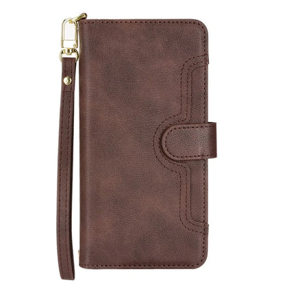For Google Pixel 8 Pro Case Zipper Pocket Leather Stand Phone Cover