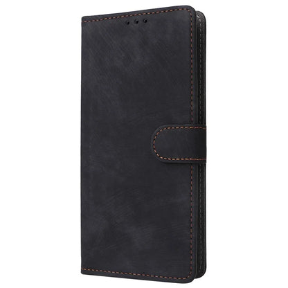 For ZTE Blade A33S Leather Case RFID Blocking Phone Cover with Strap